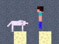 Jeu Minicraft : L'Aventure de Steve et du Loup en ligne