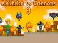 Jeu Akihiko contre Canons 3 en ligne