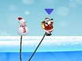 Jeu Le Saut de Santa le Bonhomme de Neige en ligne