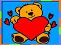 Jeu Coloriage facile Saint-Valentin en ligne