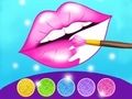 Jeu Jeu de coloriage Lèvres Pailletées en ligne