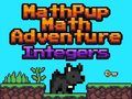 Jeu Aventure Mathématique de MathPup : Entiers en ligne