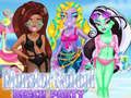 Jeu Fête de Plage de l'École des Monstres en ligne
