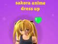 Jeu Sakora: Habillage Anime en ligne