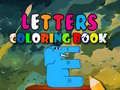 Jeu Livre de coloriage des lettres en ligne