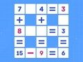 Jeu Mots croisés mathématiques en ligne