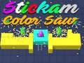 Jeu Stickman Scie Couleur en ligne