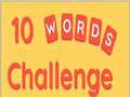 Jeu Défi de 10 mots en ligne
