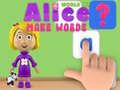 Jeu Monde d'Alice : Créez des Mots en ligne