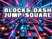 Jeu Blocs Course Saut Carré en ligne