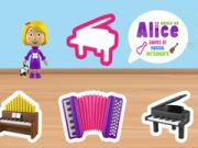 Jeu Monde des Formes des Instruments de Musique d'Alice en ligne
