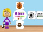 Jeu Monde des Cartes de Sport d'Alice en ligne