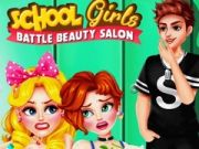 Jeu Salon de beauté de la bataille des écolières en ligne