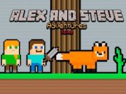 Jeu Les aventures d'Alex et Steve : Sauvegardes en ligne