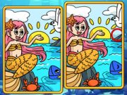 Jeu Sirènes Trouvez les Différences en ligne Jeu Sirènes Trouvez les Différences en ligne