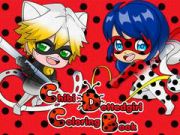 Jeu Livre de coloriage fille Chibi à points en ligne