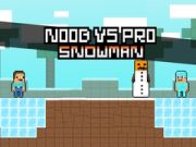 Jeu Noob contre Pro Bonhomme de Neige en ligne