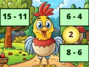 Jeu Soustraction : Découverte de l'image d'oiseau en ligne
