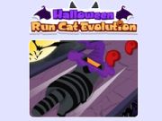 Jeu Course d'Halloween: Évolution de Chat en ligne