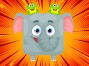Jeu Volet de gelée. Faire l'éléphant en ligne