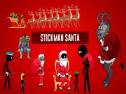 Jeu Stickman Santa en ligne