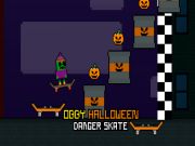 Jeu OBBY Halloween Danger Skate en ligne