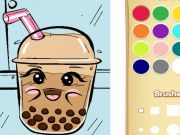 Jeu Boba Tea Coloring Livre pour les enfants en ligne