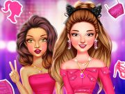 Jeu Look esthétique de la célébrité Barbiecore en ligne