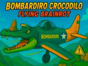 Jeu Bombardiro Crocodilo volant Brainrot en ligne