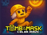 Jeu Tombe du labyrinthe de couleur masque en ligne