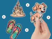 Jeu Couleur de puzzle du livre d'autocollant par numéro en ligne Jeu Couleur de puzzle du livre d'autocollant par numéro en ligne