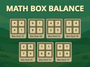 Jeu Balance des boîtes de mathématiques en ligne