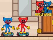Jeu Hugli rouge et bleu en ligne
