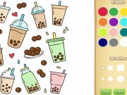 Jeu Livre de coloriage Boba mignon pour les enfants en ligne
