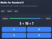 Jeu Maths pour la norme II en ligne