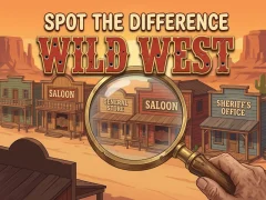 Jeu Trouvez les Différences Le Far West en ligne