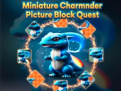 Jeu Quête de bloc d'images Charmander miniature en ligne