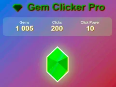 Jeu Gem Clicker Pro en ligne