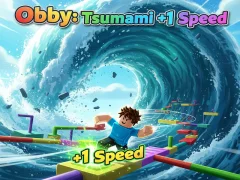 Jeu Obby : Tsunami +1 vitesse en ligne