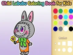 Jeu Livre de coloriage Chibi Labubu pour les enfants en ligne