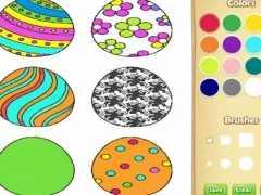 Jeu Livre de coloriage d'oeufs de Pâques pour les enfants en ligne