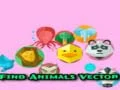 Jeu Trouver des animaux en vectoriel en ligne Jeu Trouver des animaux en vectoriel en ligne