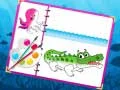 Jeu Livre de coloriage des créatures marines en ligne Jeu Livre de coloriage des créatures marines en ligne