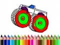 Jeu Retour à l'école : coloriage de monster trucks en ligne Jeu Retour à l'école : coloriage de monster trucks en ligne