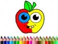 Jeu Retour à l'école : Livre de coloriage de pommes en ligne Jeu Retour à l'école : Livre de coloriage de pommes en ligne