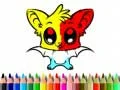 Jeu Livre de Coloriage Chauve-Souris Mignon en ligne