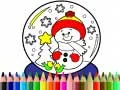 Jeu Retour à l'école : Livre de coloriage de Noël en ligne