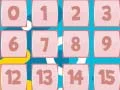 Jeu Jeu de mémoire avec des nombres en ligne