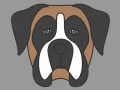 Jeu Coloriage de visages de chiens en ligne Jeu Coloriage de visages de chiens en ligne