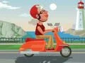 Jeu Coloriage Balade en Scooter en Ville en ligne